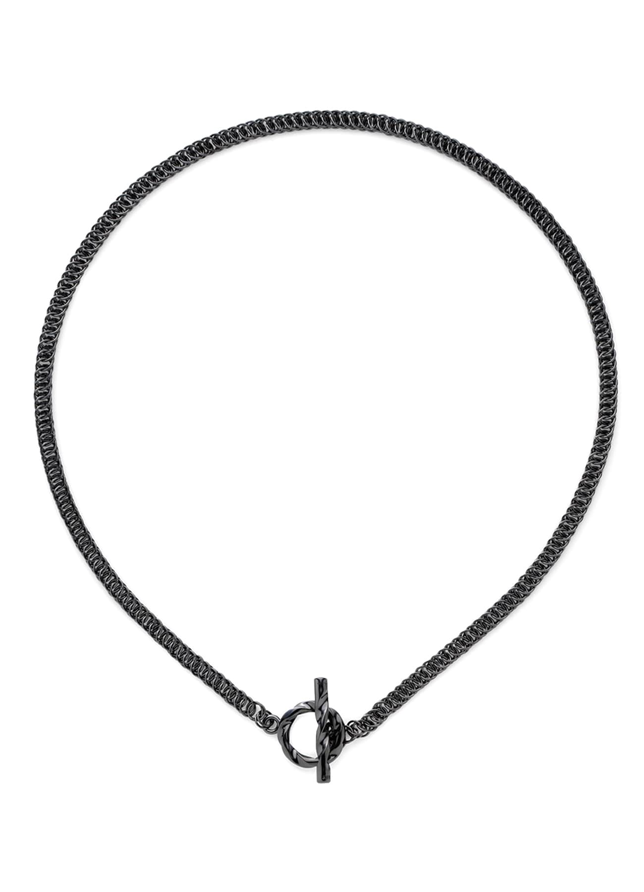 SILVER/WDIA DEEP NECKLACE