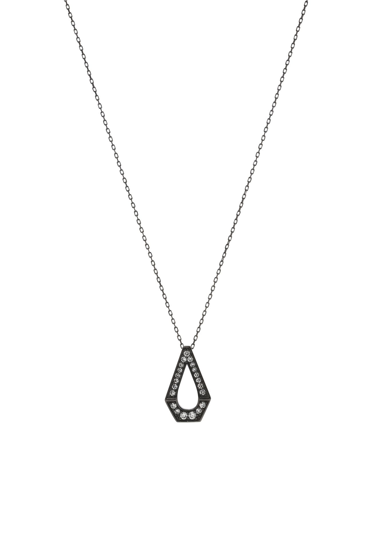 SILVER925 RENE DIAMOND PENDANT NECKLACE