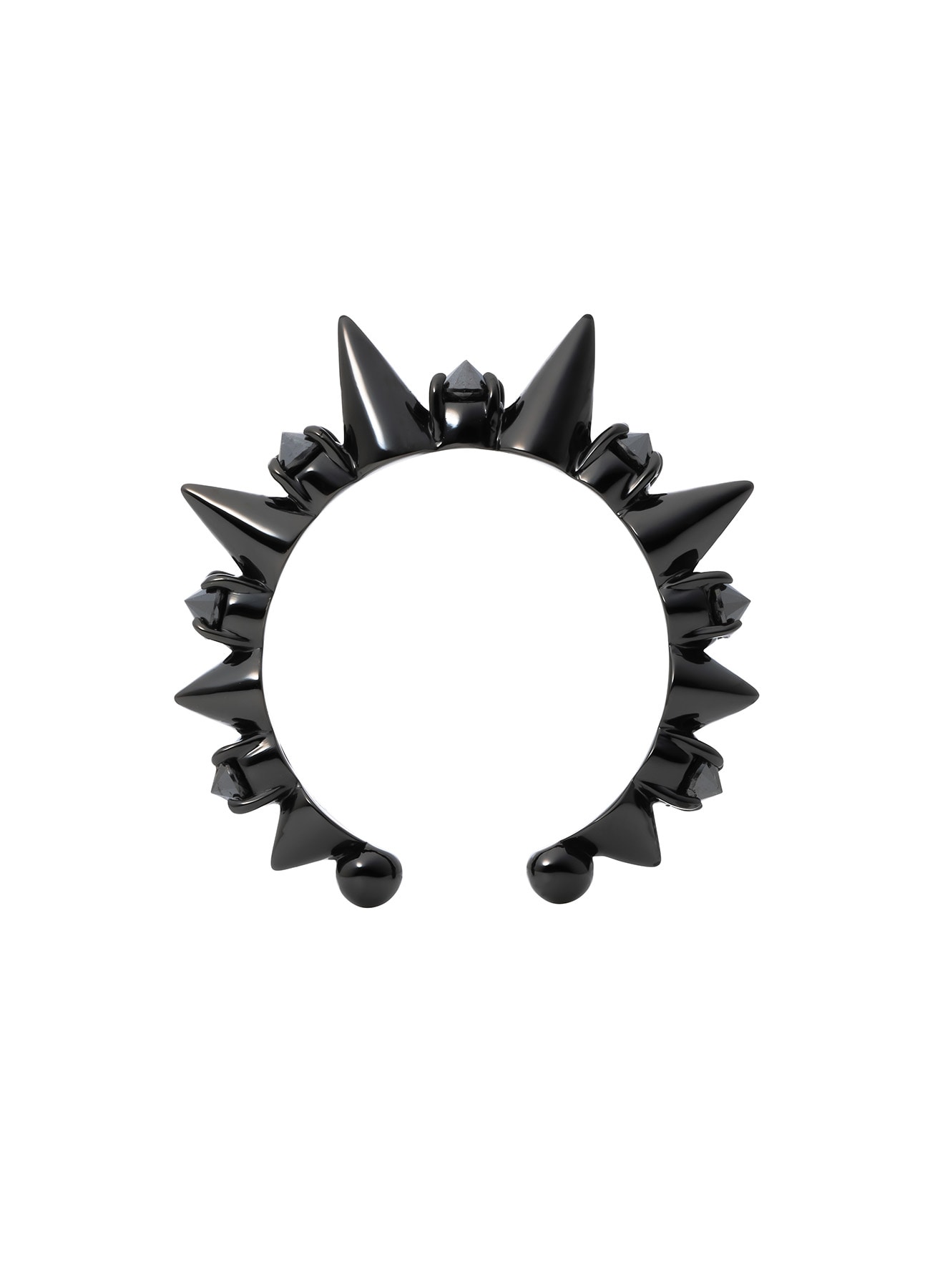 SV925/BKDIA SPIKE EAR CUFF