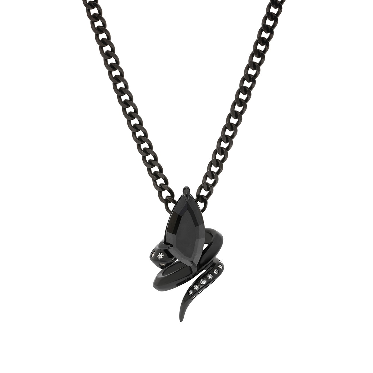 BKRu/BKS WD SNAKE PENDANT RU